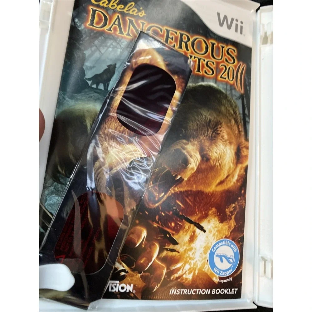 Cabela's Dangerous Hunts 2011 for Nintendo Wii - Cib 3d Glasses